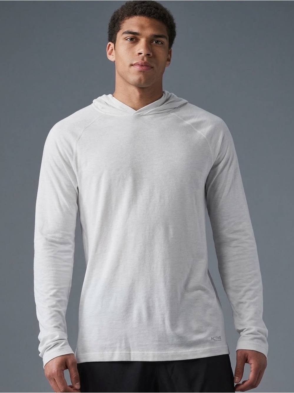 ALO Yoga Core Hooded Runner- White